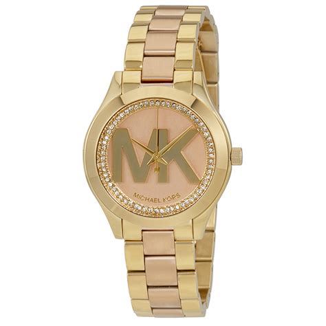 michael kors mini runway rose gold|Michael Kors Slim Runway Three.